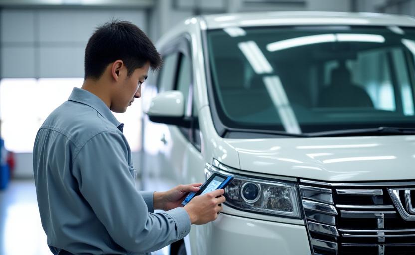 プロフェッショナルな整備士による車両チェック